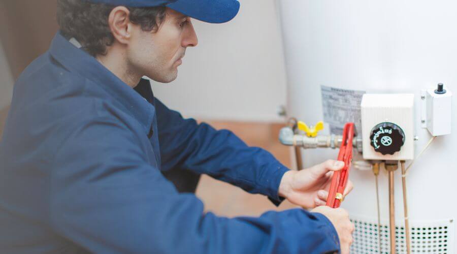 Professional water heater repair in Dahlen, ND